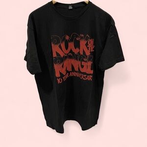 Black Rock on the Range 10 year anniversary concert tour t-shirt metal hardcore